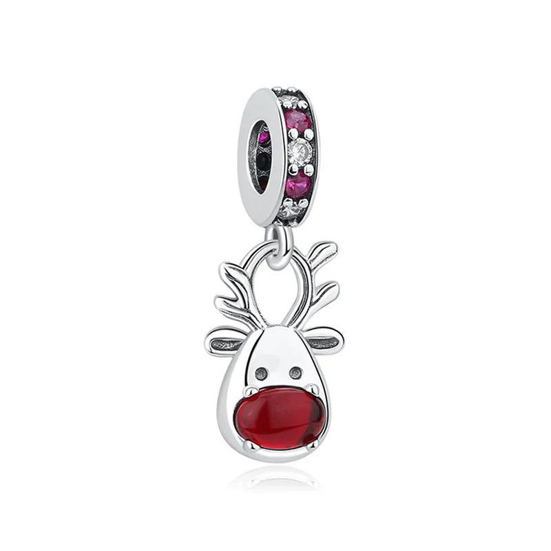 Original 925 Sterling Silver Charms Love Heart Turtle Murano Glass Pendant Beads Fit Pan Bracelet Necklace Jewelry For Women