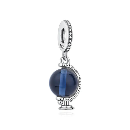 Original 925 Sterling Silver Charms Love Heart Turtle Murano Glass Pendant Beads Fit Pan Bracelet Necklace Jewelry For Women